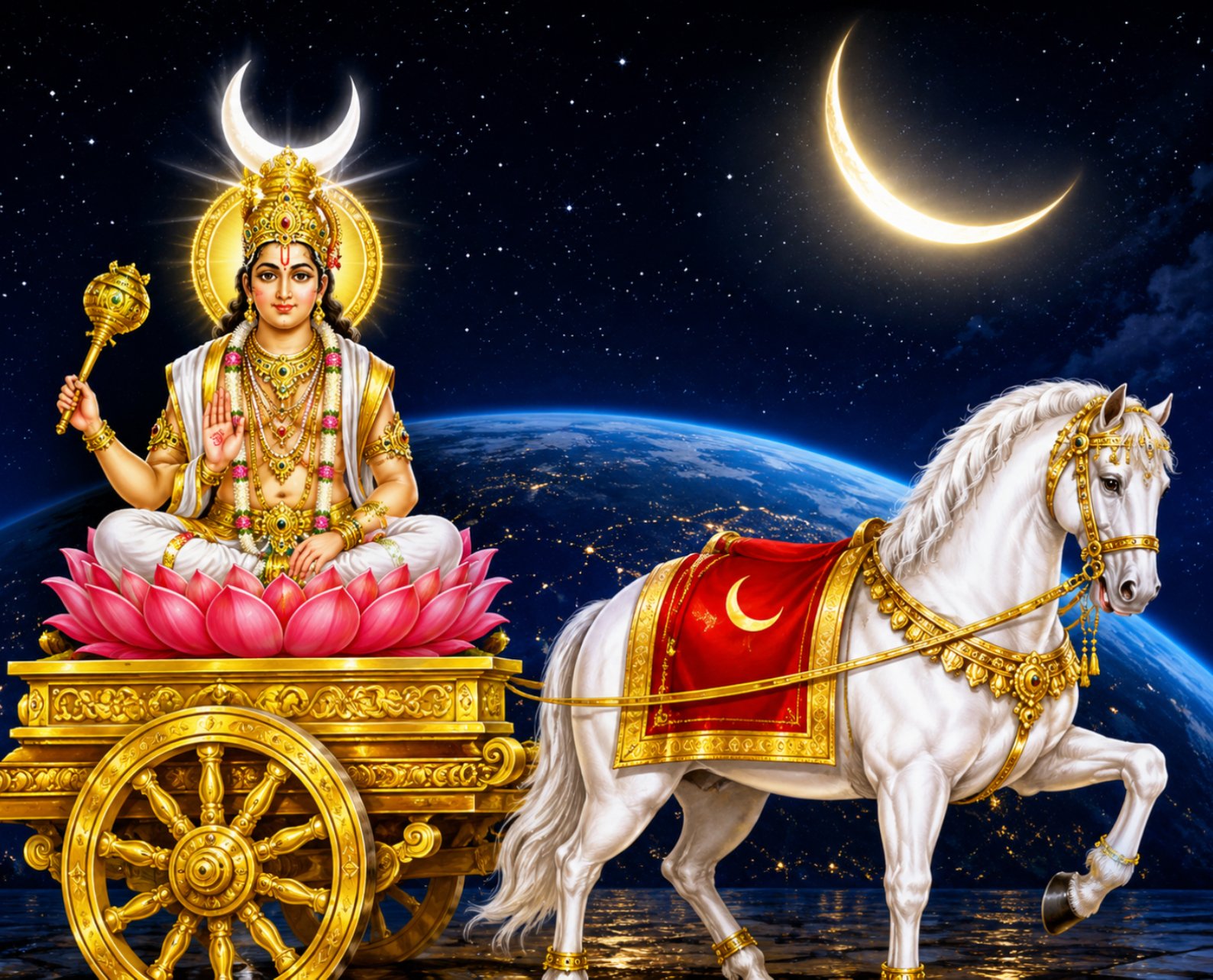 Chandra (Moon) Pujan
