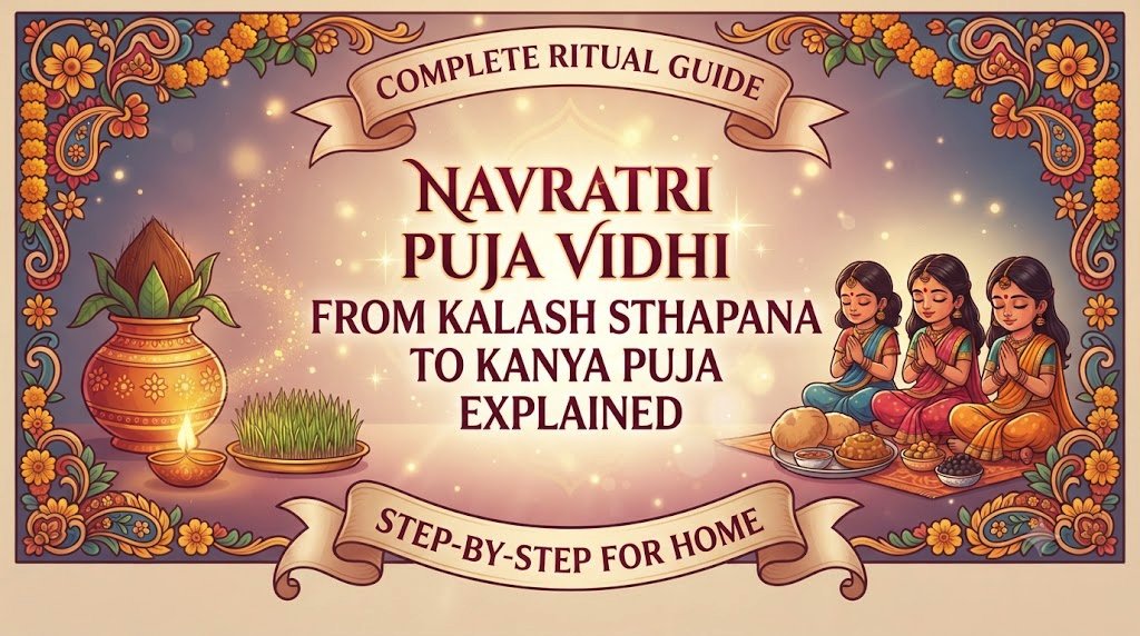 Navratri Puja Vidhi From Kalash Sthapana to Kanya Puja Explained